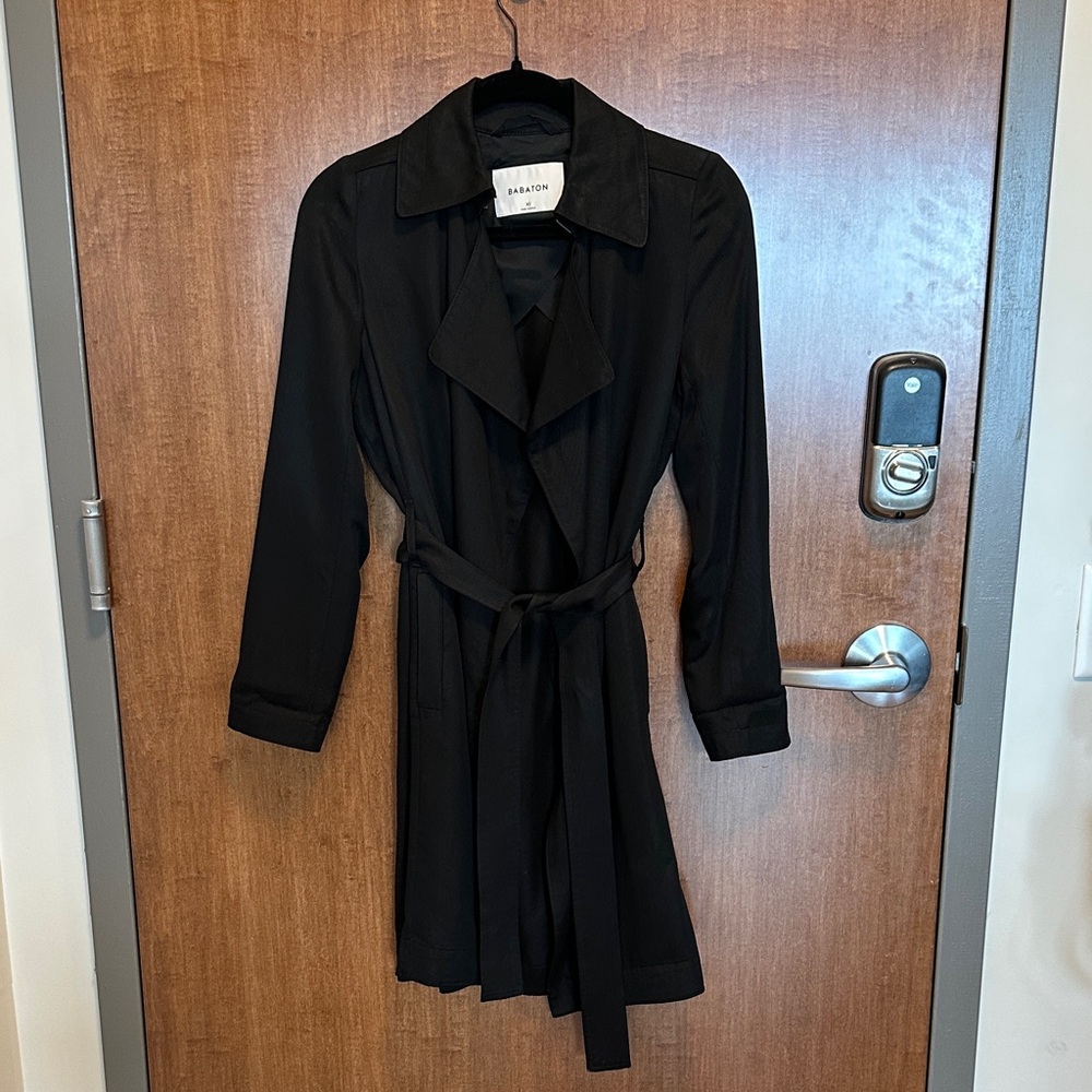 Babaton Black Trench Coat